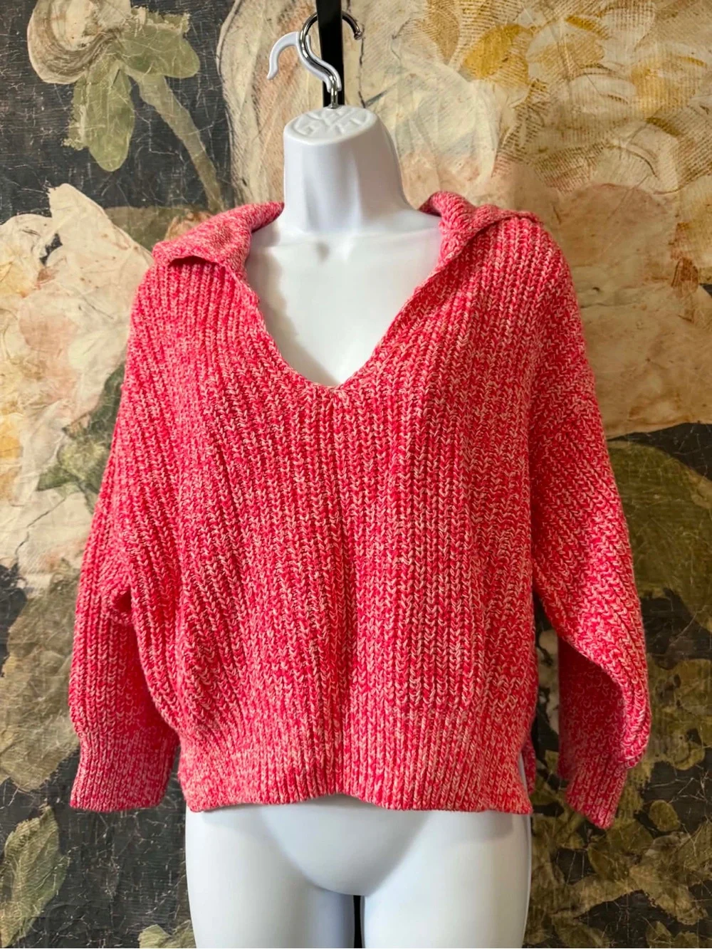 Free People Love this City Pink Sweater Size S